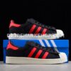 ADIDAS SUPERSTAR ‘BLACK WHITE RED’