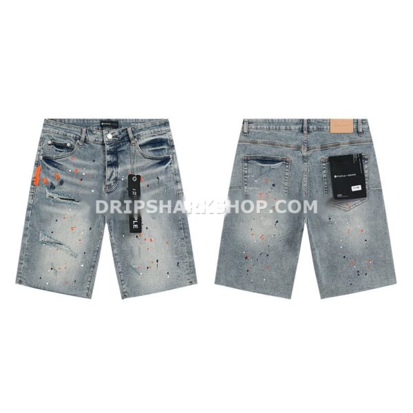 6247a118 Vaqueros cortos Purple Brand