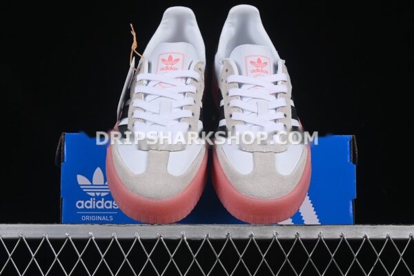ADIDAS CAMPUS ‘CLOUD WHITE CORE BLACK SEMI CORAL’