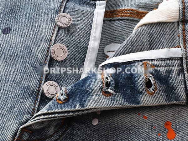 7851b7a1 Vaqueros cortos Purple Brand