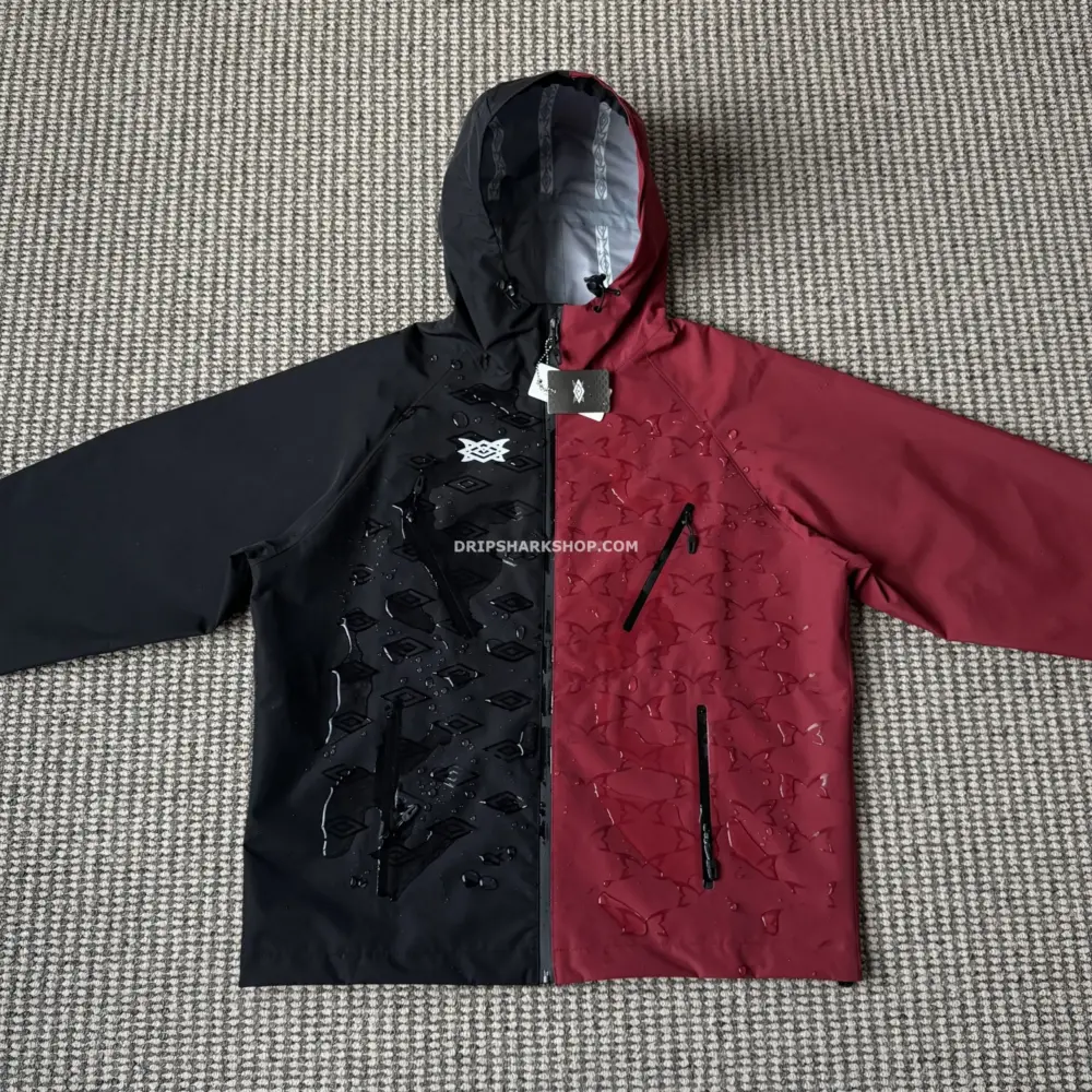 Sudadera Mertra negro y rojo