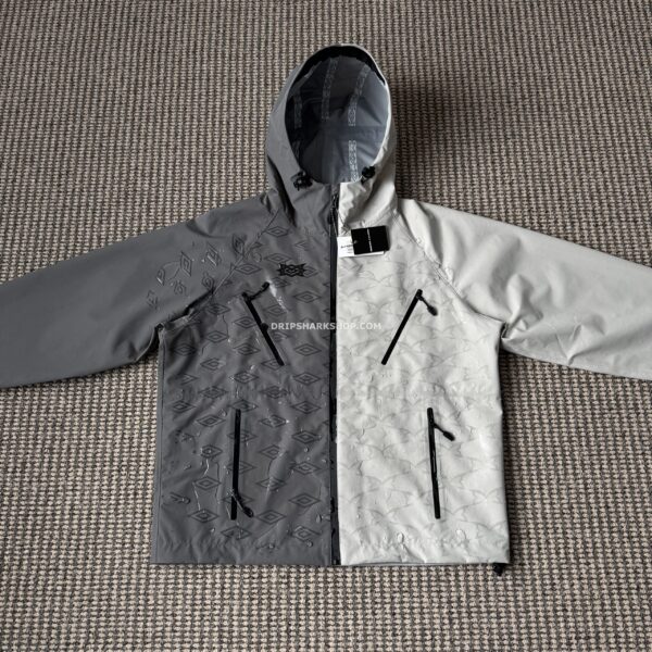 Sudadera Mertra blanco y gris