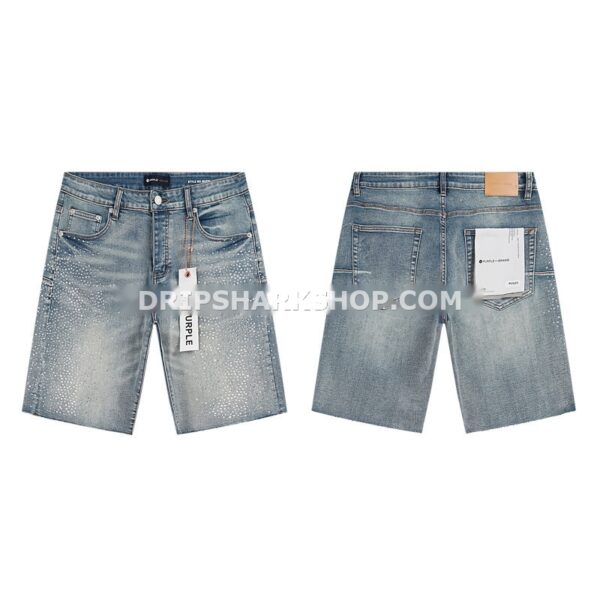 99df8142 Vaqueros cortos Purple Brand
