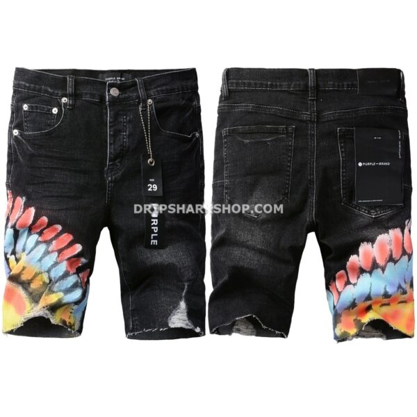 a74e5bd8 Vaqueros cortos Purple Brand