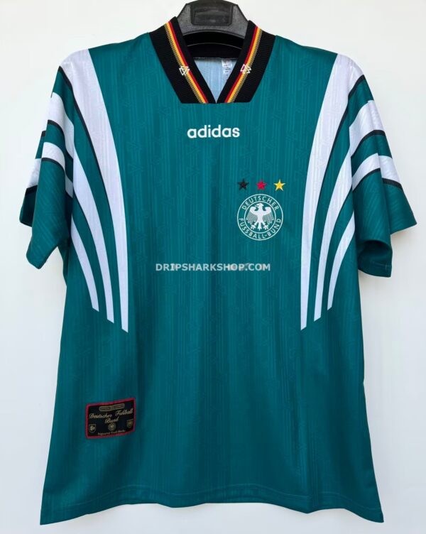b3ca1a07 Camiseta visitante Adidas Alemania 1996
