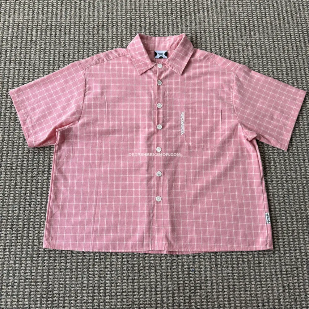 Camiseta rosada a cuadros Mertra