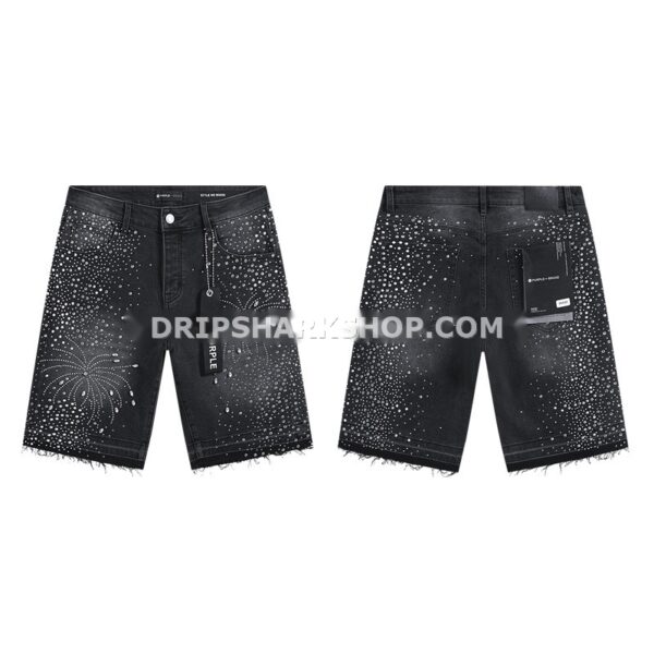 dbcfced3 Vaqueros cortos Purple Brand