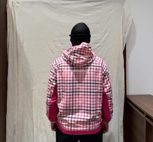 Sudadera Mertra a cuadros rosa