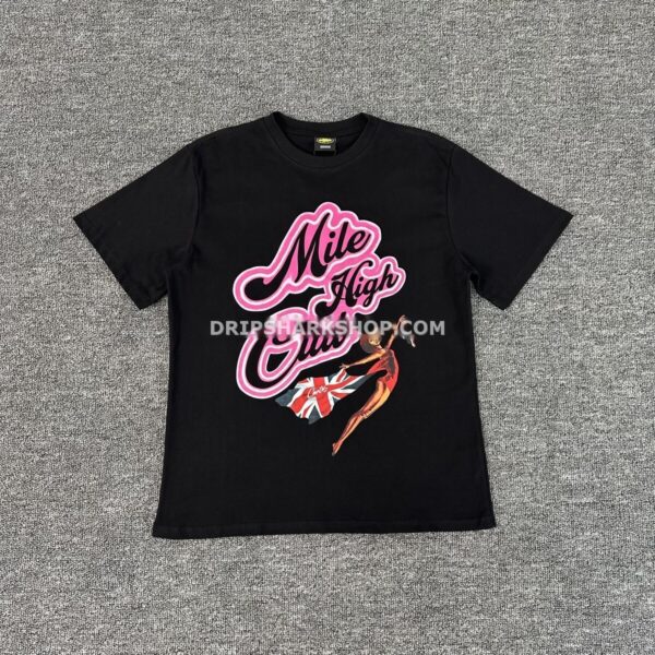 CRTZ T-SHIRT ROSA Y NEGRA