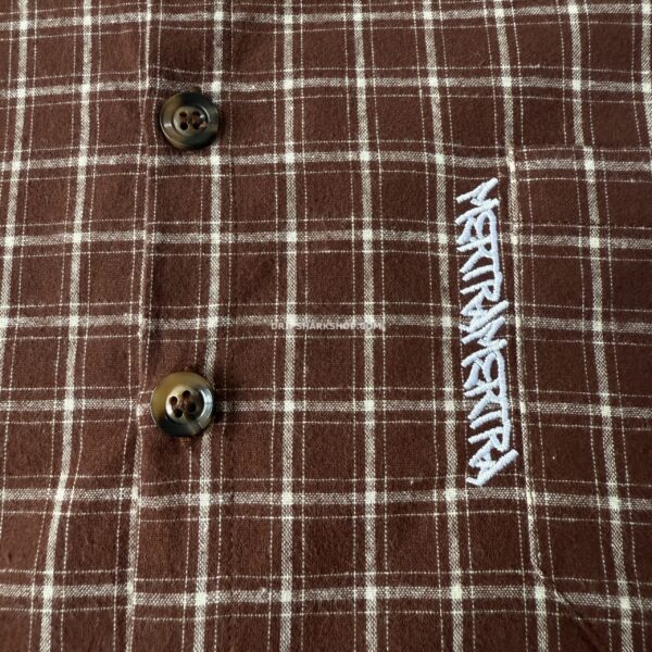 Camiseta marrón a cuadros Mertra