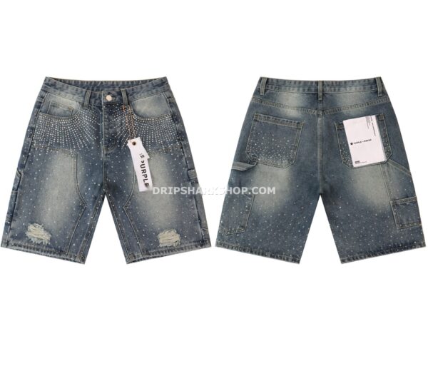 Vaqueros cortos Purple Brand