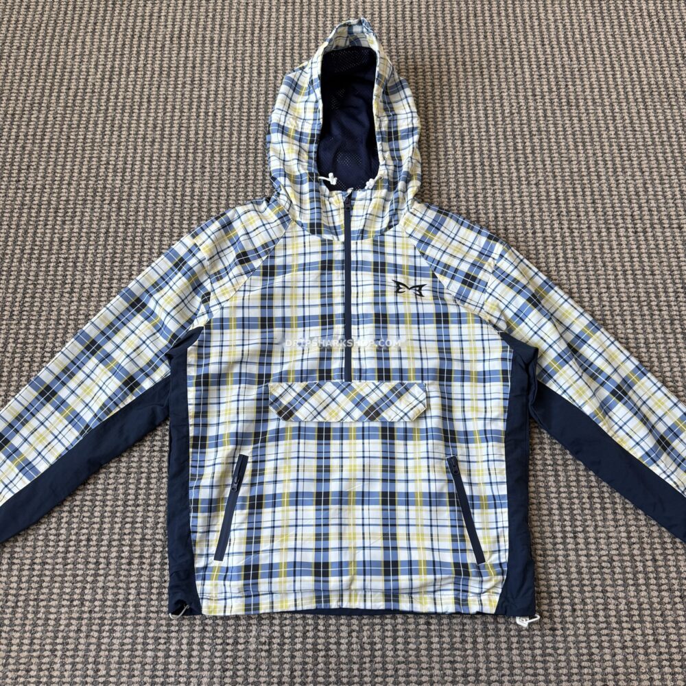 Sudadera Mertra a cuadros azul