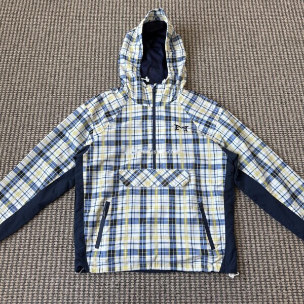 Sudadera Mertra a cuadros azul