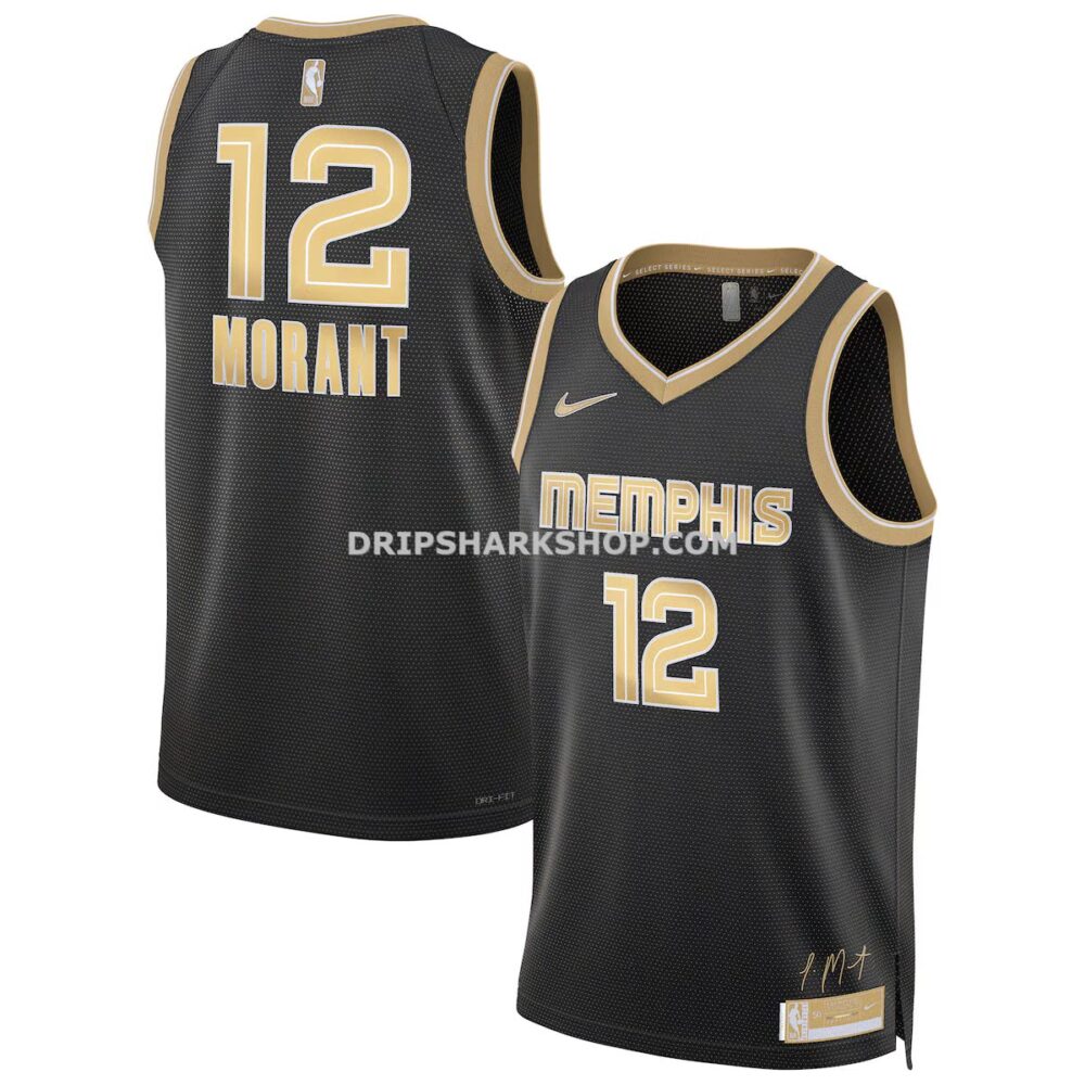 Unisex Nike Ja Morant Black Memphis Grizzlies Select Series Swingman Jersey