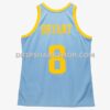 Mens Mitchell And Ness Kobe Bryant Powder Blue Los Angeles Lakers 2001 02 Hardwood Classics Authentic Player Jersey
