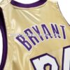 Mens Mitchell And Ness Kobe Bryant Gold Los Angeles Lakers Hall Of Fame Class Of 2020 Number 24 Authentic Hardwood Class