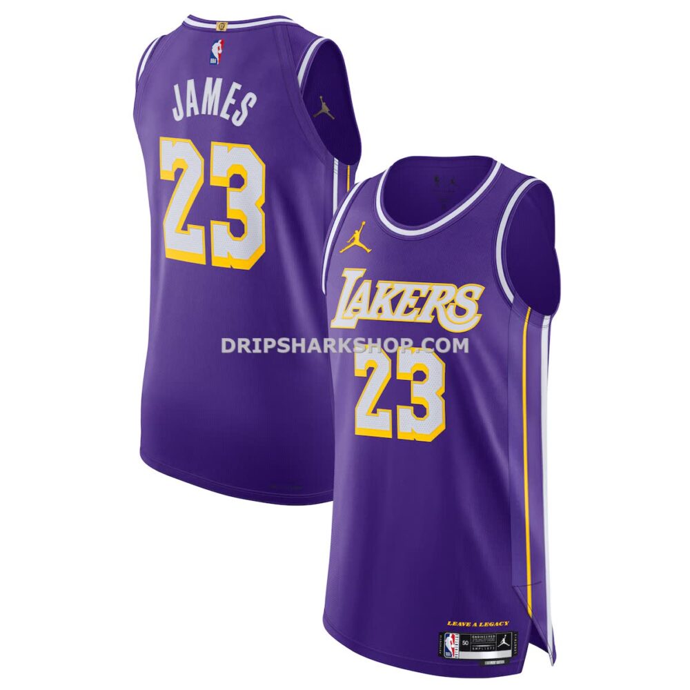 Unisex Jordan Brand Lebron James Purple Los Angeles Lakers 2025 26 Authentic Jersey Statement Edition