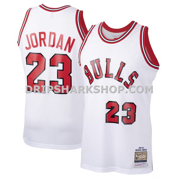 Mens Mitchell And Ness Michael Jordan White Chicago Bulls 1984 85 Hardwood Classics Rookie Authentic Jersey_Pi3914000