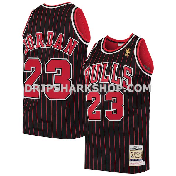 Mens Mitchell And Ness Michael Jordan Black Chicago Bulls 1996 97 Hardwood Classics Authentic Jersey_Pi3818000