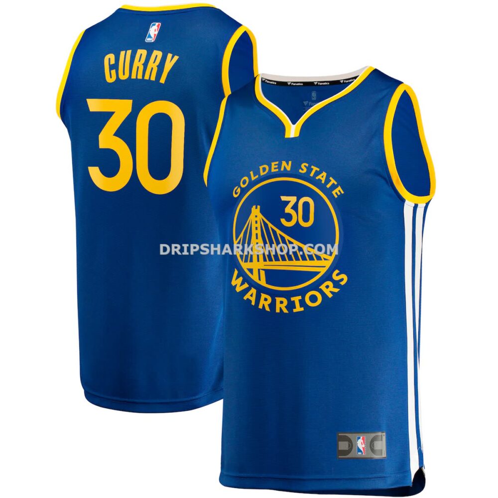 Mens Fanatics Stephen Curry Royal Golden State Warriors Big And Tall Fast Break Player Jersey Icon Edition