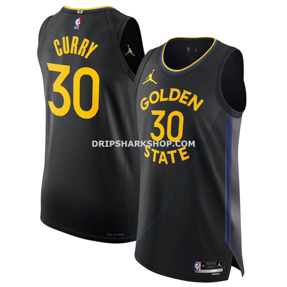 Mens Jordan Brand Stephen Curry Black Golden State Warriors 2024 25 Authentic Jersey Statement Edition