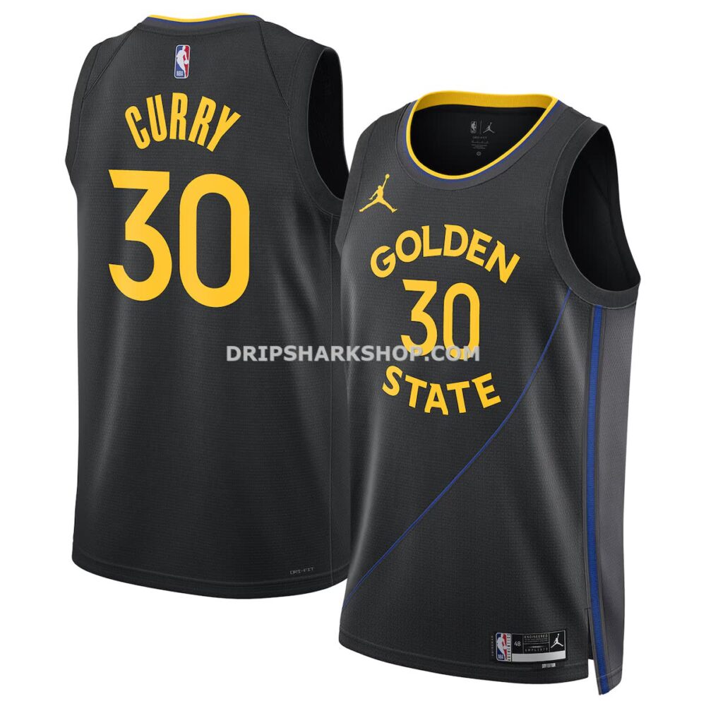 Unisex Jordan Brand Stephen Curry Black Golden State Warriors 2024 25 Swingman Jersey Statement Edition