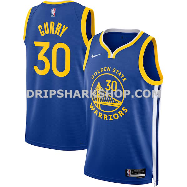 Unisex Nike Stephen Curry Royal Golden State Warriors Swingman Jersey Icon Edition_Pi4650000