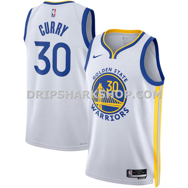 Unisex Nike Stephen Curry White Golden State Warriors Swingman Jersey Association Edition_Pi4650000