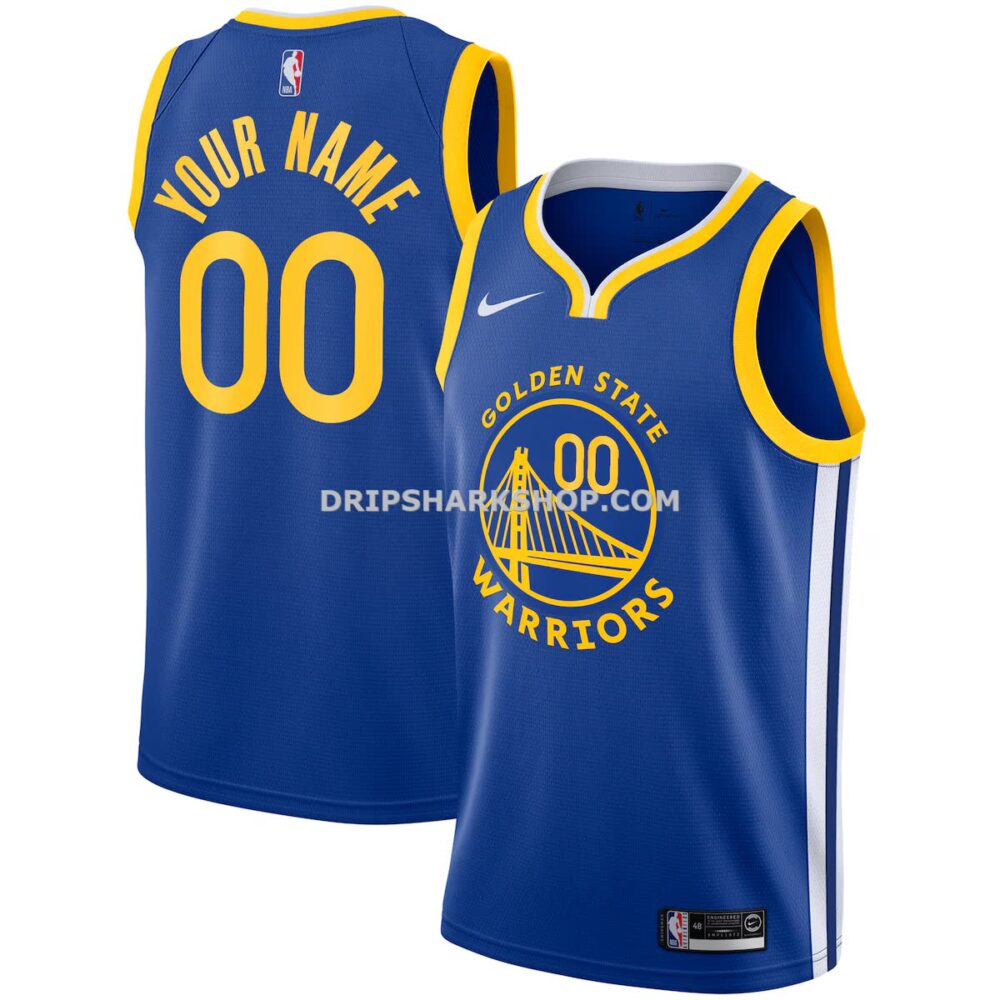 Unisex Nike Royal Golden State Warriors 2019 20 Custom Swingman Jersey Icon Edition