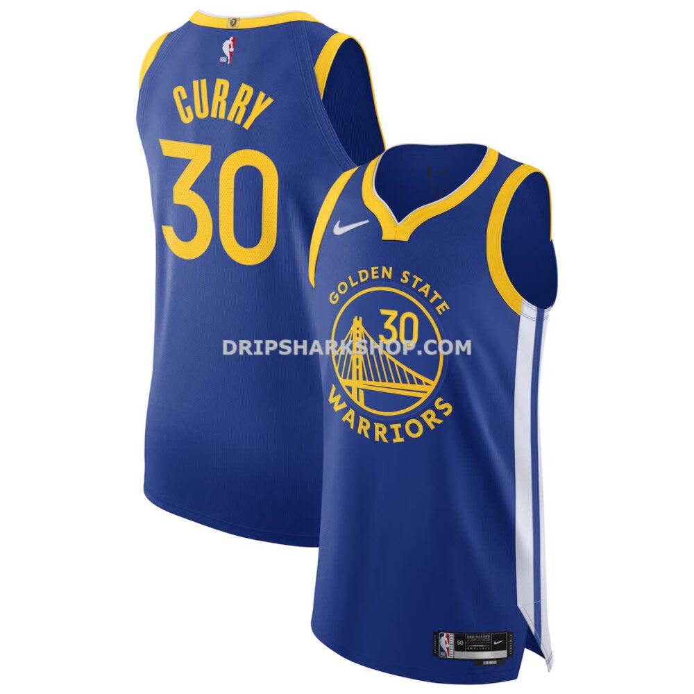 Mens Nike Stephen Curry Royal Golden State Warriors Authentic Jersey Icon Edition