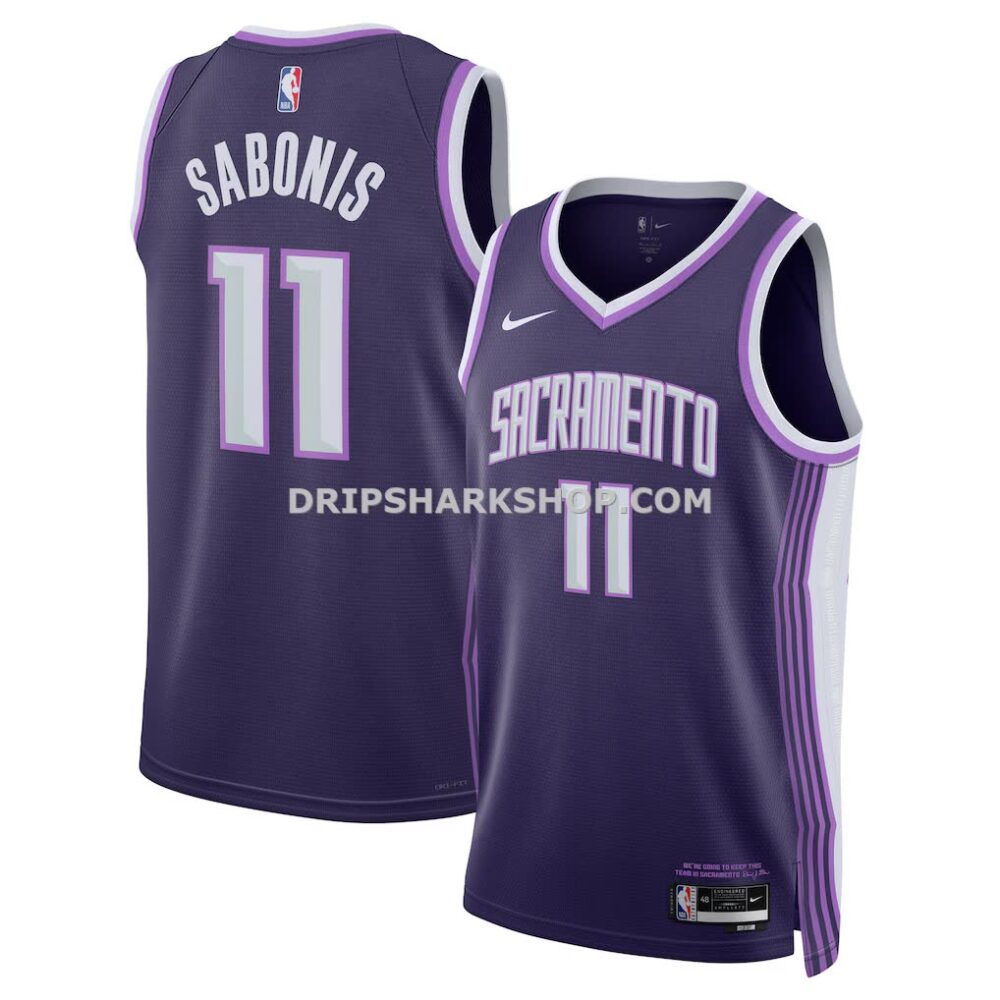 Unisex Sacramento Kings Domantas Sabonis Nike Purple 2025 26 Swingman Jersey City Edition