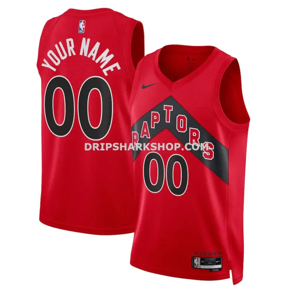 Unisex Toronto Raptors Nike Red Swingman Custom Jersey Icon Edition