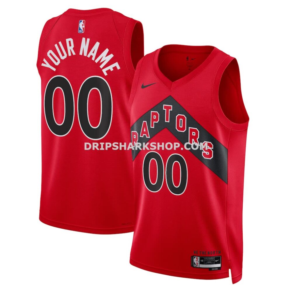 Unisex Toronto Raptors Nike Red Swingman Custom Jersey Icon Edition