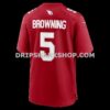Mens Nike Baron Browning Cardinal Arizona Cardinals Team Game Jersey