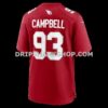 Mens Nike Calais Campbell Cardinal Arizona Cardinals Team Game Jersey