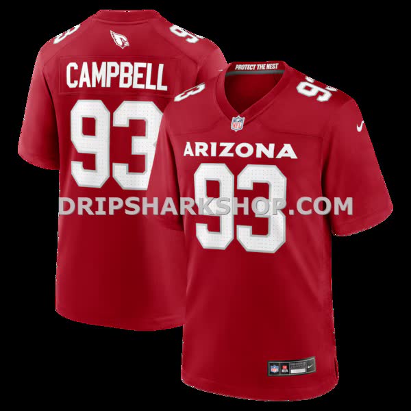 Mens Nike Calais Campbell Cardinal Arizona Cardinals Team Game Jersey
