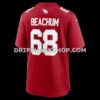 Mens Nike Kelvin Beachum Cardinal Arizona Cardinals Team Game Jersey