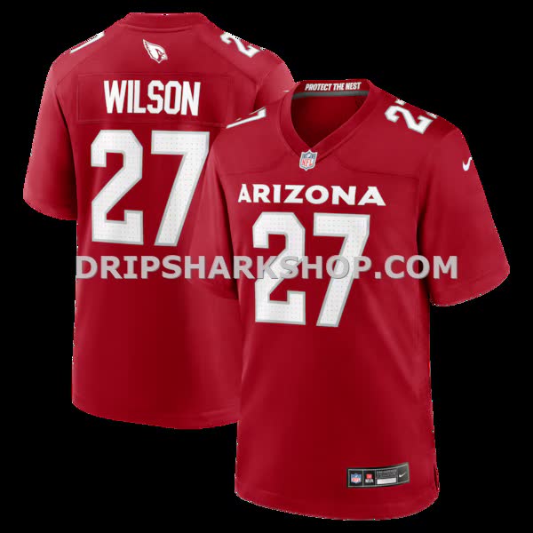 Mens Nike Divaad Wilson Cardinal Arizona Cardinals Team Game Jersey