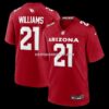 Mens Nike Garrett Williams Cardinal Arizona Cardinals Game Jersey