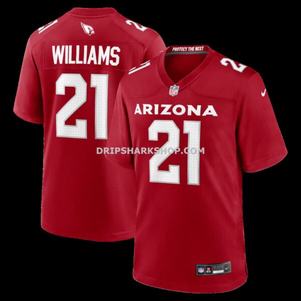 Mens Nike Garrett Williams Cardinal Arizona Cardinals Game Jersey