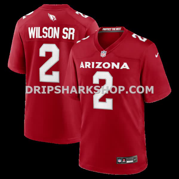 Mens Nike Mack Wilson Sr Cardinal Arizona Cardinals Team Game Jersey
