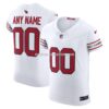 Mens Nike White Arizona Cardinals Vapor Fuse Elite Custom Jersey