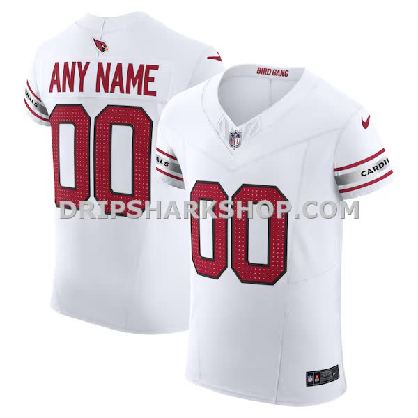 Mens Nike White Arizona Cardinals Vapor Fuse Elite Custom Jersey