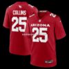 Mens Nike Zaven Collins Cardinal Arizona Cardinals Home Game Jersey
