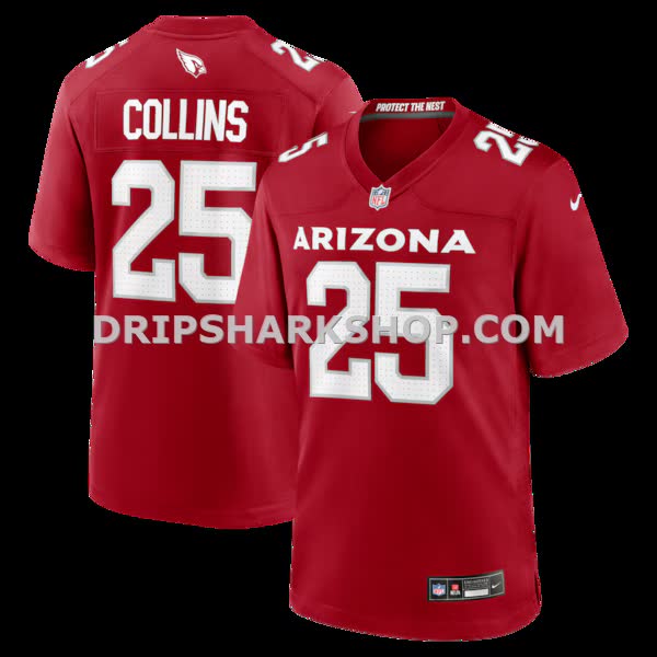 Mens Nike Zaven Collins Cardinal Arizona Cardinals Home Game Jersey