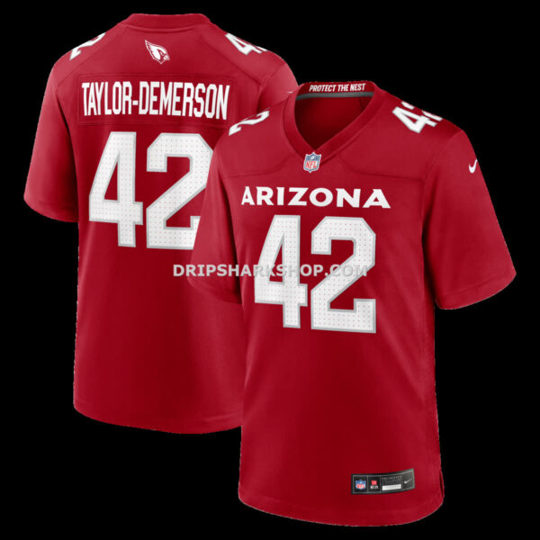NFL0138efG06-d5e452 Mens Nike Dadrion Taylor Demerson Cardinal Arizona Cardinals Team Game Jersey