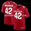 NFL0138efM01-72deba Mens Nike Dadrion Taylor Demerson Cardinal Arizona Cardinals Team Game Jersey