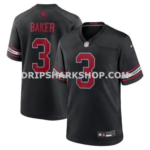 Mens Nike Budda Baker Black Arizona Cardinals Game Jersey