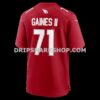 Mens Nike Jon Gaines Ii Cardinal Arizona Cardinals Team Game Jersey