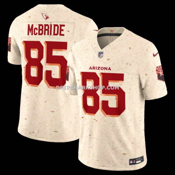 NFL0162c3G06-0f4bf7 Mens Nike Trey Mcbride Natural Arizona Cardinals 2025 Rivalries Collection Limited Jersey